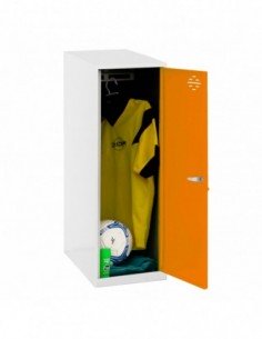 Armario Taquilla SIMON LOCKER Monobloque  Single Mini 915x400x500 mm BL/NA | Taquilla metálica SimonLocker para vestuarios y ofi