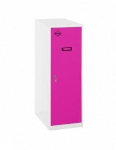 Armario Taquilla SIMON LOCKER Monobloque Single Mini 915x400x500 mm BL/RO | Taquilla metálica SimonLocker para vestuarios y ofi 2