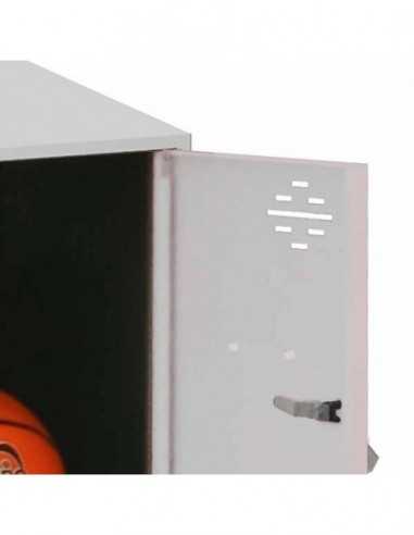 Armario Taquilla SIMON LOCKER Monobloque Single Mini 915x400x500 mm Gris | Taquilla metálica SimonLocker para vestuarios y ofic