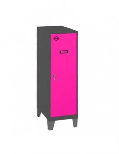 Armario Taquilla SIMON LOCKER Monobloque Single Mini 915x300x500+PIES AN/RO | Taquilla metálica SimonLocker para vestuarios y of