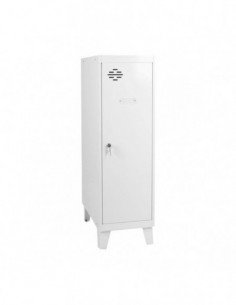 Armario Taquilla SIMON LOCKER Monobloque Single Mini 915x300x500+PIES BL/BL | Taquilla metálica SimonLocker para vestuarios y of