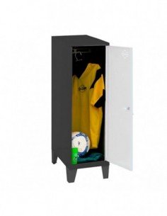 Armario Taquilla SIMON LOCKER Monobloque Single Mini 915x400x500+PIES AN/BC | Taquilla metálica SimonLocker para vestuarios y of