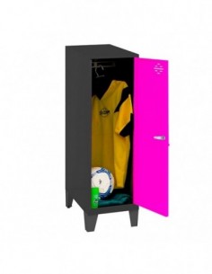 Armario Taquilla SIMON LOCKER Monobloque Single Mini 915x400x500+PIES AN/RO | Taquilla metálica SimonLocker para vestuarios y of