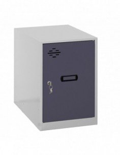 Armario Taquilla SIMON LOCKER Monobloque  Mini 475x300x500 mm GR/ANT | Taquilla metálica SimonLocker para vestuarios y oficinas