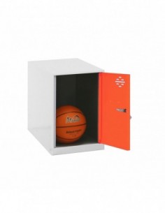 Armario Taquilla SIMON LOCKER Monobloque Mini 475x300x500 mm BLA/NAR | Taquilla metálica SimonLocker para vestuarios y oficinas