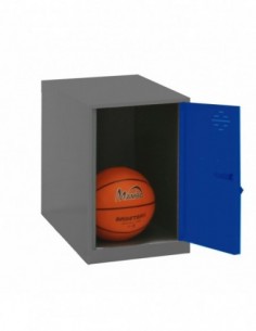 Armario Taquilla SIMON LOCKER Monobloque Mini 475x300x500 mm ANT/AZU | Taquilla metálica SimonLocker para vestuarios y oficinas
