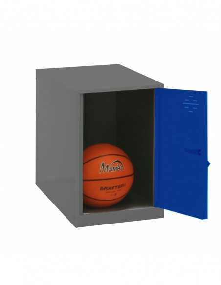 Armario Taquilla SIMON LOCKER Monobloque Mini 475x300x500 mm ANT/AZU | Taquilla metálica SimonLocker para vestuarios y oficinas