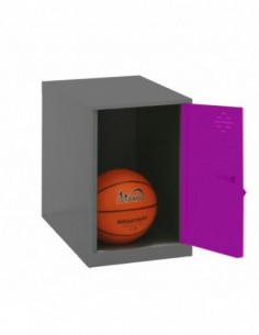 Armario Taquilla SIMON LOCKER Monobloque Mini 475x300x500 mm ANT/ROS | Taquilla metálica SimonLocker para vestuarios y oficinas