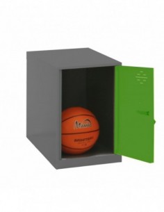 Armario Taquilla SIMON LOCKER Monobloque Mini 475x300x500 mm ANT/VER | Taquilla metálica SimonLocker para vestuarios y oficinas