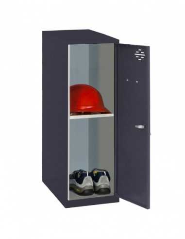 Armario Taquilla SIMON LOCKER Monobloque Mini + BAN. 915x300x500 mm AN/AN | Taquilla metálica SimonLocker para vestuarios y ofi