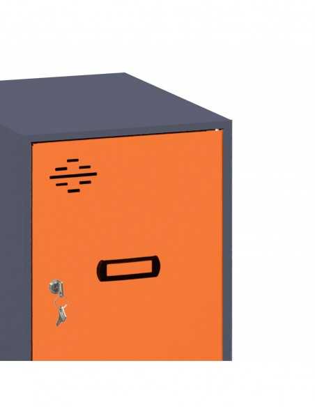 Armario Taquilla SIMON LOCKER Monobloque Mini + BAN. 915x300x500 mm AN/NA | Taquilla metálica SimonLocker para vestuarios y ofi