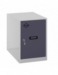 Armario Taquilla SIMON LOCKER Monobloque Mini 475x400x500 mm GR/ANT | Taquilla metálica SimonLocker para vestuarios y oficinas