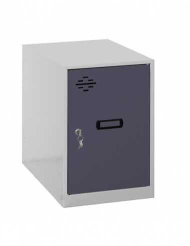 Armario Taquilla SIMON LOCKER Monobloque Mini 475x400x500 mm GR/ANT | Taquilla metálica SimonLocker para vestuarios y oficinas
