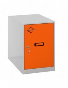 Armario Taquilla SIMON LOCKER Monobloque  Mini 475x400x500 mm GR/NAR | Taquilla metálica SimonLocker para vestuarios y oficinas