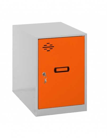 Armario Taquilla SIMON LOCKER Monobloque Mini 475x400x500 mm GR/NAR | Taquilla metálica SimonLocker para vestuarios y oficinas