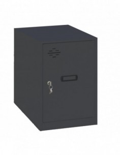 Armario Taquilla SIMON LOCKER Monobloque Mini 475x400x500 mm ANT/ANT | Taquilla metálica SimonLocker para vestuarios y oficinas