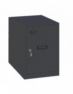 Armario Taquilla SIMON LOCKER Monobloque  Mini 475x400x500 mm ANT/ANT | Taquilla metálica SimonLocker para vestuarios y oficinas