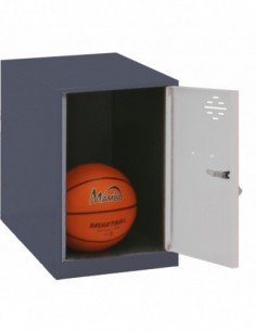 Armario Taquilla SIMON LOCKER Monobloque  Mini 475x400x500 mm ANT/GR | Taquilla metálica SimonLocker para vestuarios y oficinas