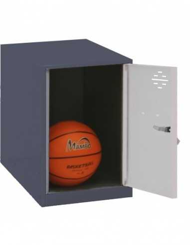 Armario Taquilla SIMON LOCKER Monobloque Mini 475x400x500 mm ANT/GR | Taquilla metálica SimonLocker para vestuarios y oficinas