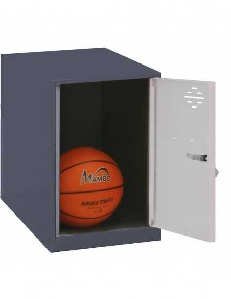 Armario Taquilla SIMON LOCKER Monobloque Mini 475x400x500 mm ANT/GR | Taquilla metálica SimonLocker para vestuarios y oficinas