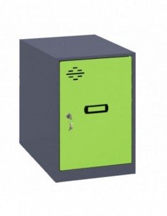 Armario Taquilla SIMON LOCKER Monobloque  Mini 475x400x500 mm ANT/VER | Taquilla metálica SimonLocker para vestuarios y oficinas