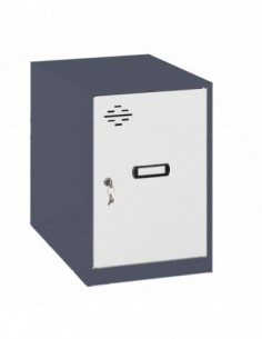 Armario Taquilla SIMON LOCKER Monobloque Mini 475x400x500 mm AN/BCO | Taquilla metálica SimonLocker para vestuarios y oficinas