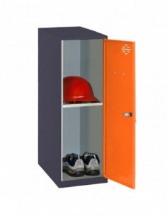 Armario Taquilla SIMON LOCKER Monobloque  Mini + BAN. 915x400x500 mm AN/NA | Taquilla metálica SimonLocker para vestuarios y ofi