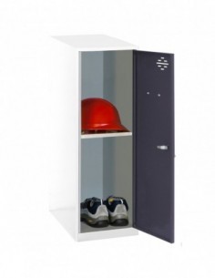 Armario Taquilla SIMON LOCKER Monobloque Mini + BAN. 915x400x500 mm BL/AN | Taquilla metálica SimonLocker para vestuarios y ofi