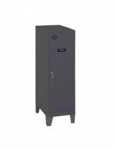 Armario Taquilla SIMON LOCKER Monobloque Mini + BAN. 915x300x500+PIES AN/AN | Taquilla metálica SimonLocker para vestuarios y of