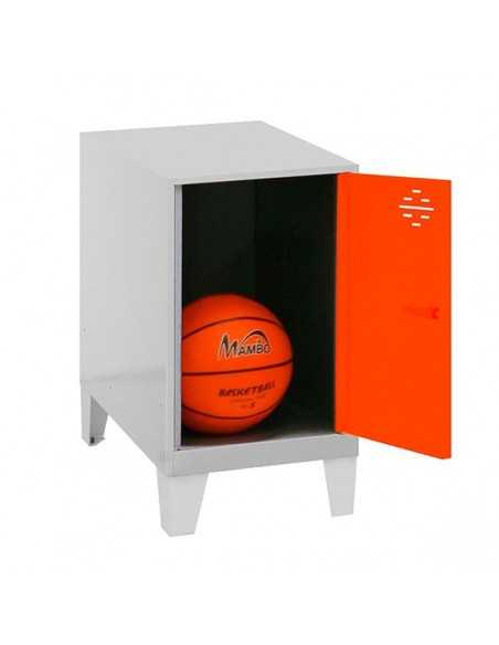 Armario Taquilla SIMON LOCKER Monobloque Mini 475x400x500+PIES GR/NAR | Taquilla metálica SimonLocker para vestuarios y oficinas