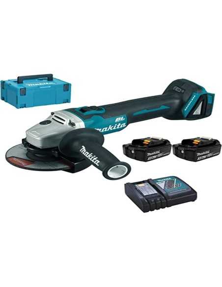 Mini Amoladora MAKITA DGA504 RMJ 125mm 18V Kit Profesional