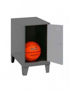 Armario Taquilla SIMON LOCKER Monobloque Mini 475x400x500+PIES ANT/GR | Taquilla metálica SimonLocker para vestuarios y oficinas