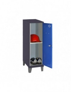 Armario Taquilla SIMON LOCKER Monobloque Mini + BAN. 915x400x500+PIES AN/AZ | Taquilla metálica SimonLocker para vestuarios y of 2