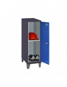 Armario Taquilla SIMON LOCKER Monobloque Mini + BAN. 915x400x500+PIES AN/AZ | Taquilla metálica SimonLocker para vestuarios y of 2