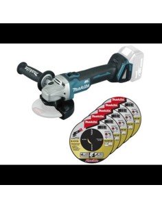 AMOLADORA. DGA504ZX2 125MM BL 18V+B-53110 MAKITA