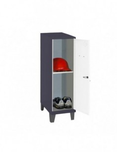 Armario Taquilla SIMON LOCKER Monobloque Mini + BAN. 915x400x500+PIES AN/BL | Taquilla metálica SimonLocker para vestuarios y of