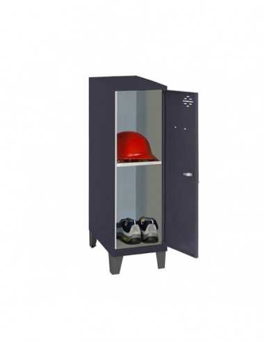 Armario Taquilla SIMON LOCKER Monobloque Mini + BAN. 915x400x500+PIES AN/AN | Taquilla metálica SimonLocker para vestuarios y of