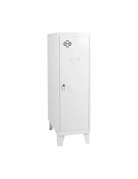 Armario Taquilla SIMON LOCKER Monobloque Mini + BAN. 915x400x500+PIES BL/BL | Taquilla metálica SimonLocker para vestuarios y of