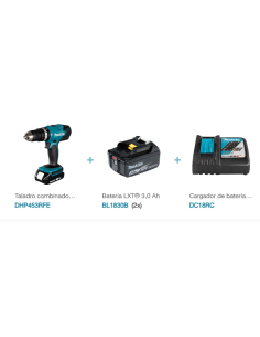 TALADRO DHP453RFE COMBINADO 18V MAKITA 2