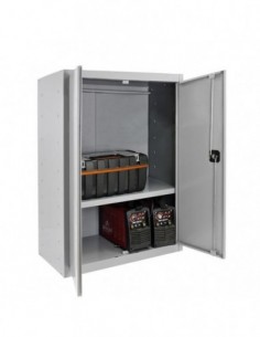 Armario Taquilla SIMON LOCKER PROF.Monobloque Multiusos 90x80x40 2/1 Gris | Taquilla metálica SimonLocker para vestuarios y ofic