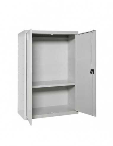 Armario Taquilla SIMON LOCKER PROF.Monobloque Multiusos 90x80x40 2/1 Gris | Taquilla metálica SimonLocker para vestuarios y ofic