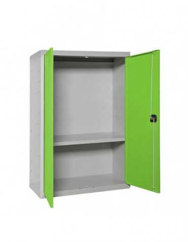Armario Taquilla SIMON LOCKER PROF.Monobloque Multiusos 90x80x40 2/1 GR/VER | Taquilla metálica SimonLocker para vestuarios y of