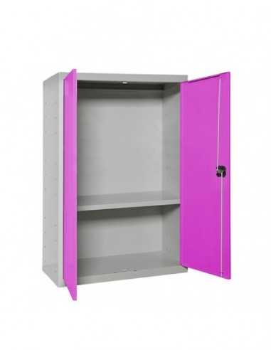 Armario Taquilla SIMON LOCKER PROF.Monobloque Multiusos 90x80x40 2/1 GR/RS | Taquilla metálica SimonLocker para vestuarios y ofi