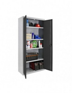 Armario Taquilla SIMON LOCKER PROF.Monobloque Multiusos 180x80x40 2/4 GR/AN | Taquilla metálica SimonLocker para vestuarios y of