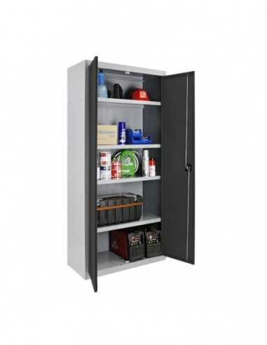 Armario Taquilla SIMON LOCKER PROF.Monobloque Multiusos 180x100x40 2/4 GR/AN | Taquilla metálica SimonLocker para vestuarios y o