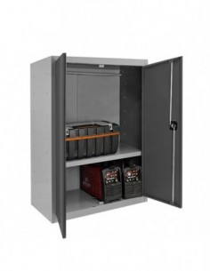 Armario Taquilla SIMON LOCKER PROF.Monobloque Multiusos 90x80x40 2/1 GR/AN | Taquilla metálica SimonLocker para vestuarios y ofi