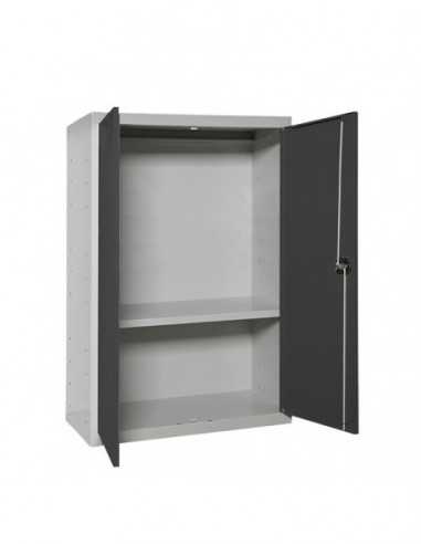 Armario Taquilla SIMON LOCKER PROF.Monobloque Multiusos 90x80x40 2/1 GR/AN | Taquilla metálica SimonLocker para vestuarios y ofi