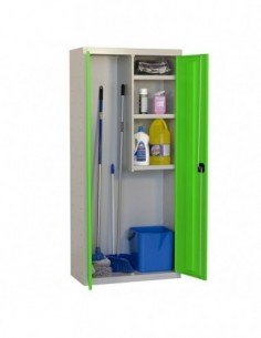 Armario Taquilla SIMON LOCKER PROF.Monobloque CLEANING 180x60x40 2/3 GR/VER | Taquilla metálica SimonLocker para vestuarios y of