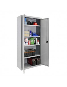 Armario Taquilla SIMON LOCKER PROF.Monobloque Multiusos 180x80x40 2/4 Gris | Taquilla metálica SimonLocker para vestuarios y ofi 2