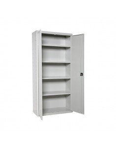 Armario Taquilla SIMON LOCKER PROF.Monobloque Multiusos 180x60x40 2/4 Gris | Taquilla metálica SimonLocker para vestuarios y ofi